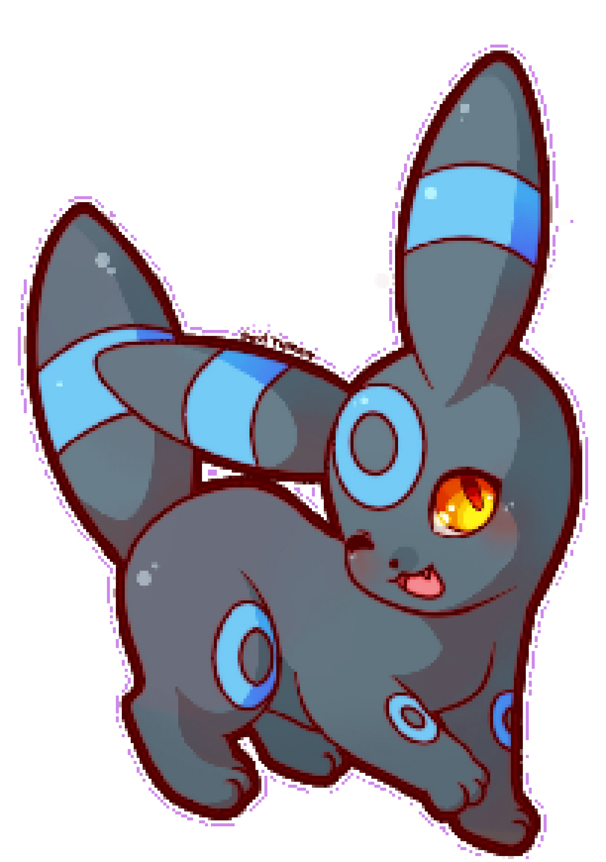 [990543] Shiny Umbreon (CREDIT TO DESC LINK)