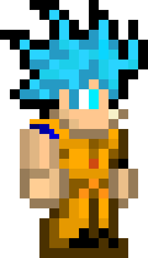 [eea254] Super Saiyan Goku Terraria Character 2