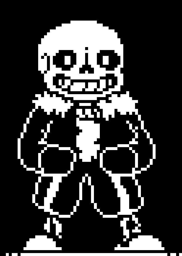 [77b851] Sans sprite made by Grim