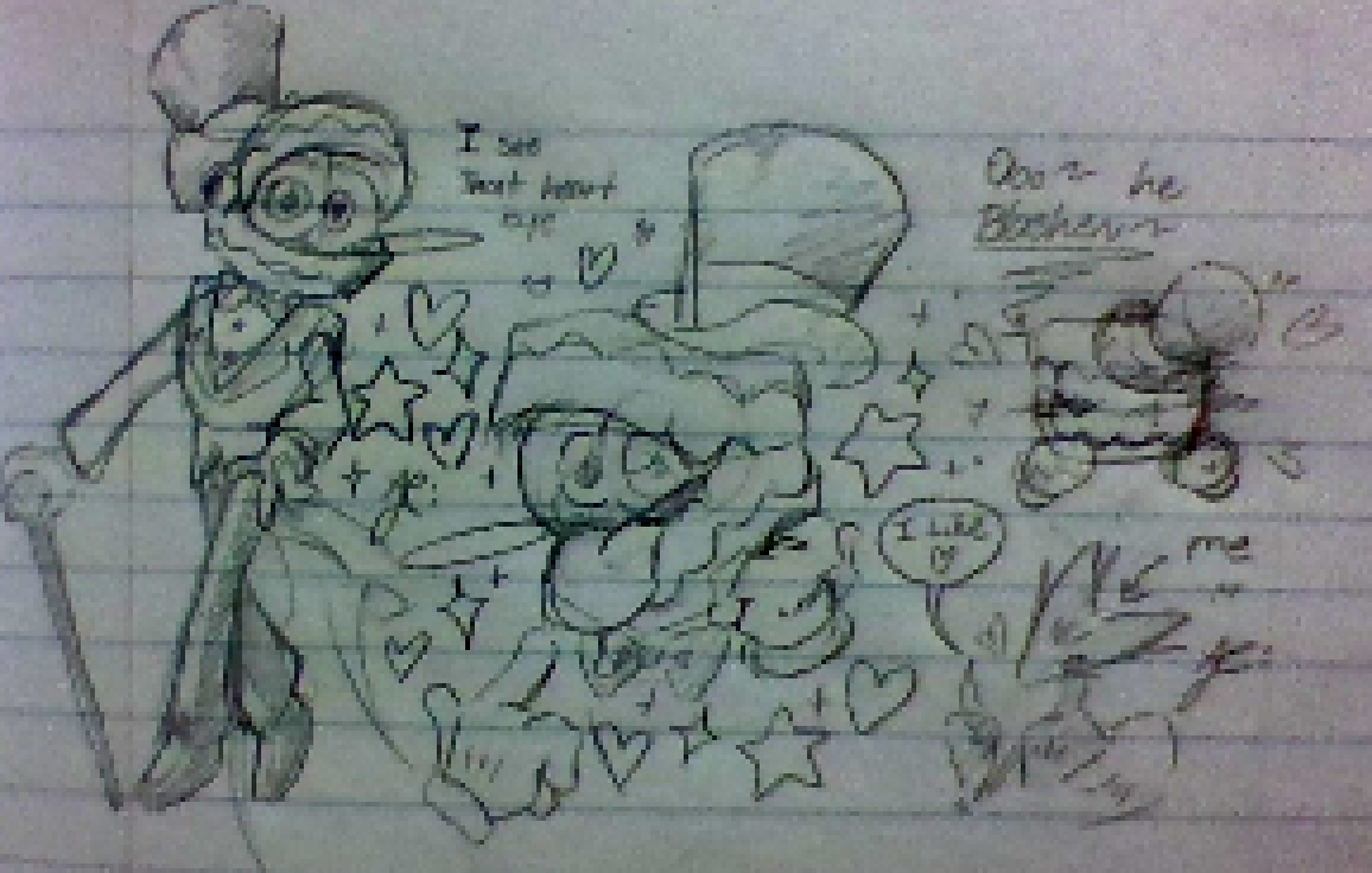 [d0698a] HERES A PAGE OF CAINE ART I DID SINCE I FIGURED OUT HOW TO POSE HUGE ART NPW!!!
