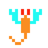 [f31574] Galaga alien 5