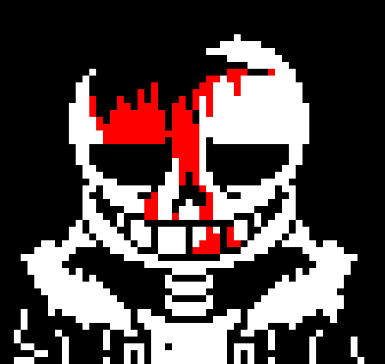 [7ce906] Pain and suffering. -HorrorTale Sans