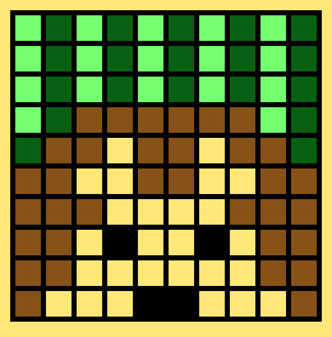 [ca5c6a] 10x10 grid