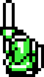 [24bc53] Link-pixel-face backward-pointing sword