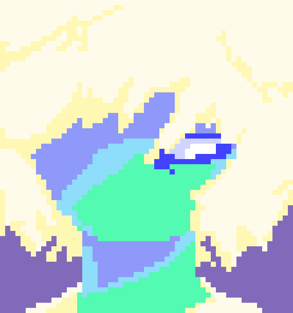 [f421bf] i was gonna draw full detail me carrying bloob but then i realize i hate drawing in pixel art for too long