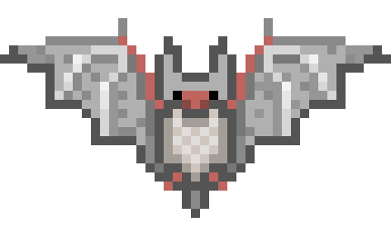 [11e9de] Big Bat pixel Art