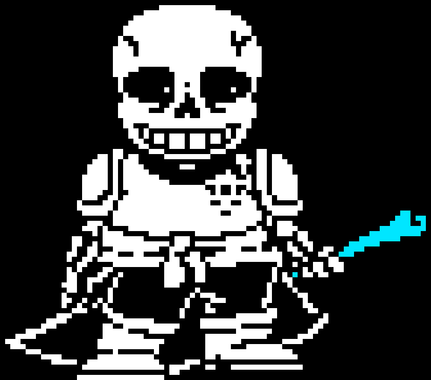 [55e4e5] -he looks at swap sans- -Distrust!Sans