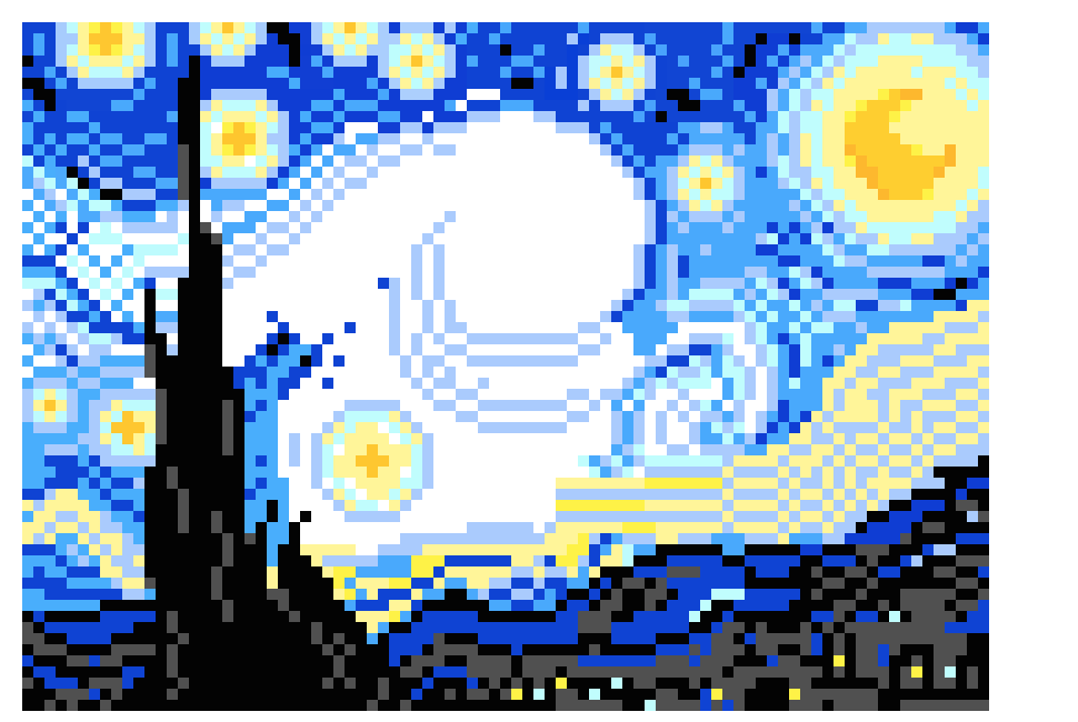 [9664c4] Starry night