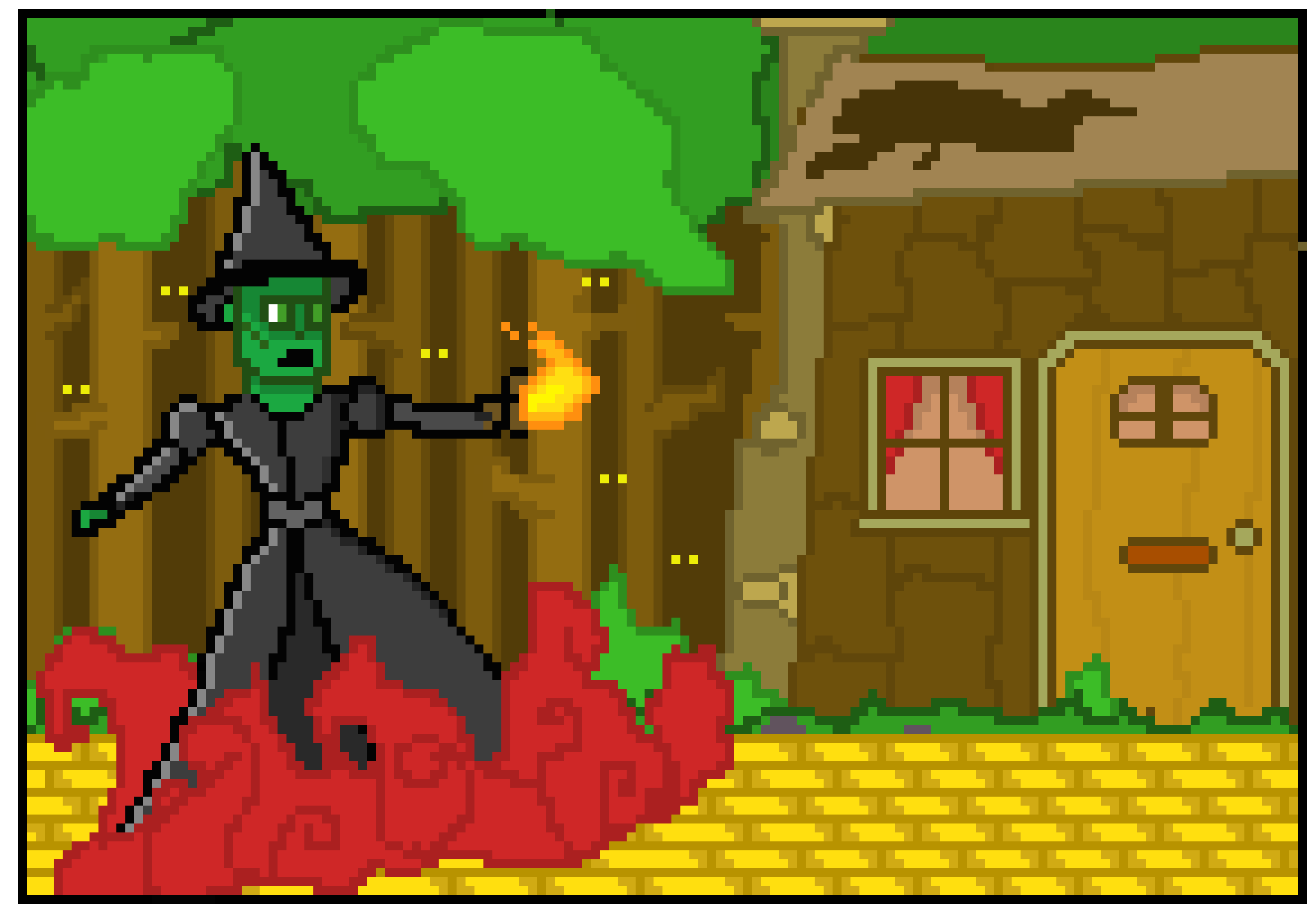 witch in forest