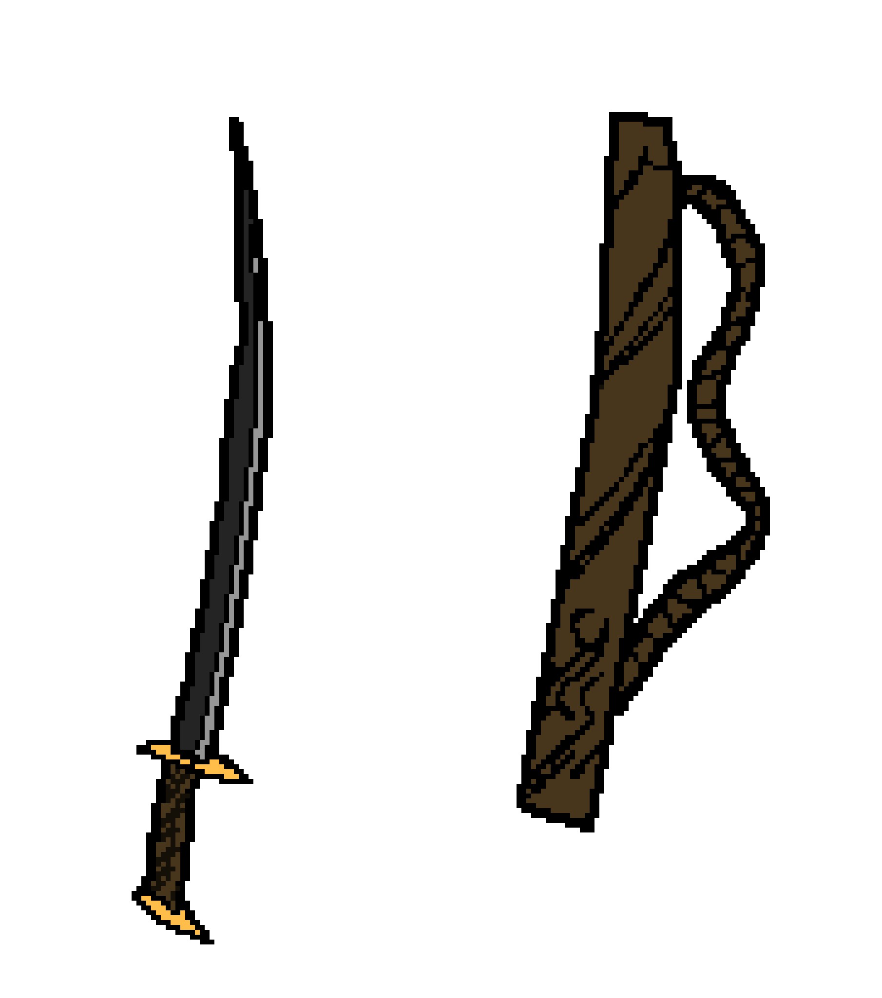 [8f0fe8] Overclock Cutlass, Concept is basically it Slows time For a period up to 5 attacks depending on how long it's sheath-charged (holding it into the sheath while holding the sheath.)