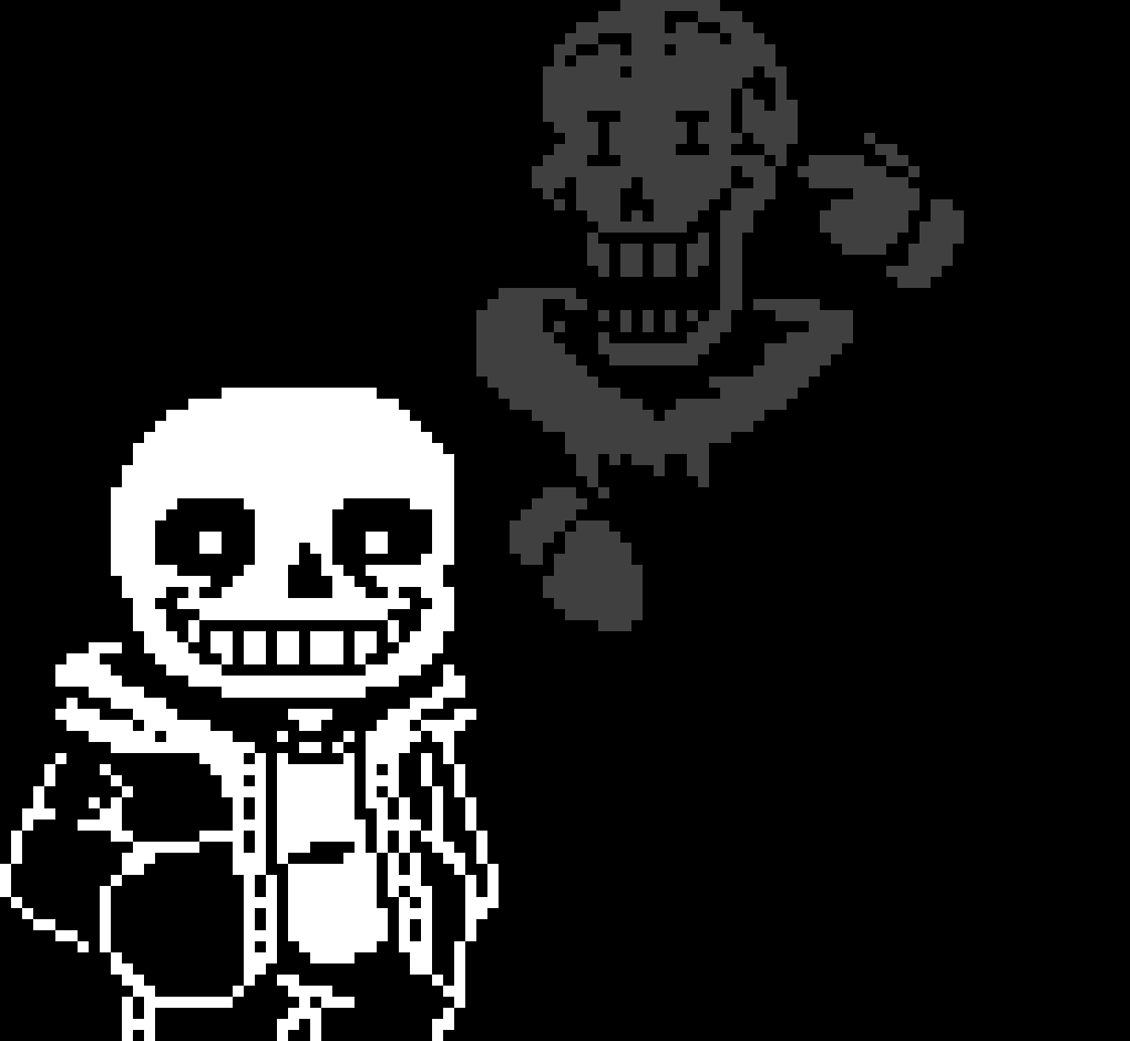 sans and dead  papyrus 