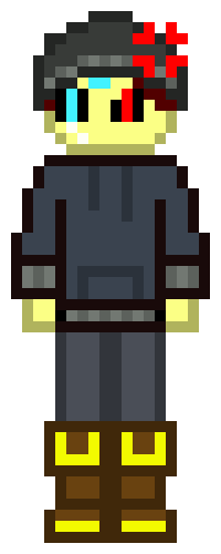 [63537d] Hayden covered in zombie blood