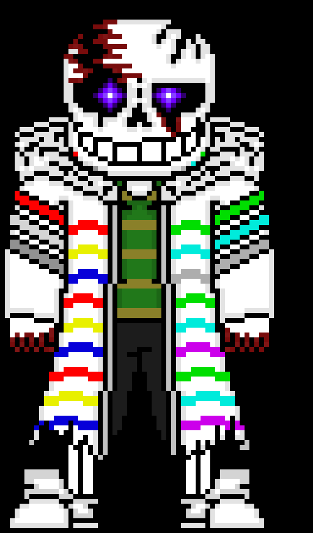 [e8cb42] (out of all the things i forgot, i forgot the key thing, the chara shirt, because Terror after a while finally killed his enemy(s) those being Dust and Chara- wait does that mean TerrorVerse Madness cant exist- fuck)