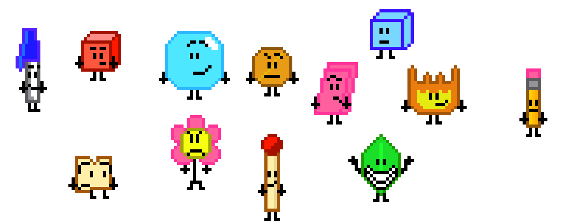 BFDI Characters