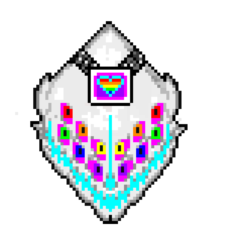 [ae61c8] to fight. this is the standard fighting look but it will glow different colors based on the soul power its using or like blue bone and orange bone attacks.