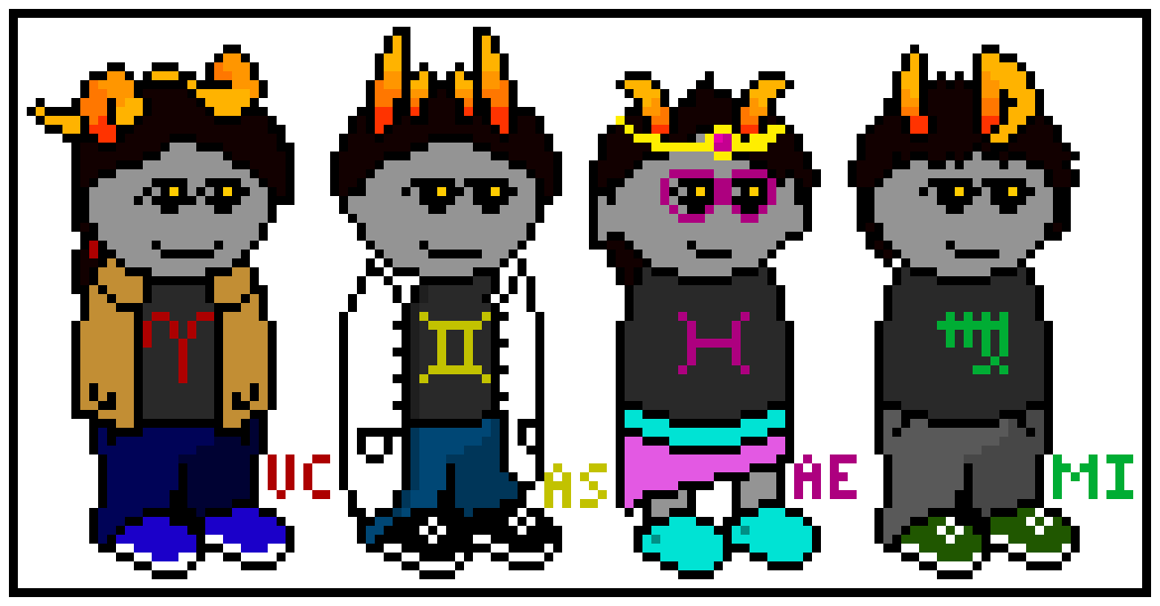 [9664c4] Homestuck Trash Troll Sprites