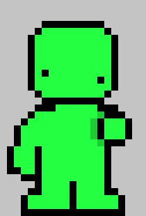 [258281] fun fact, slimes sometimes get powers based on their color (fixes the arm with healing magic). -Ez