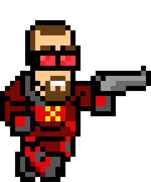 [dea065] Character Sprite shotgun and pistol