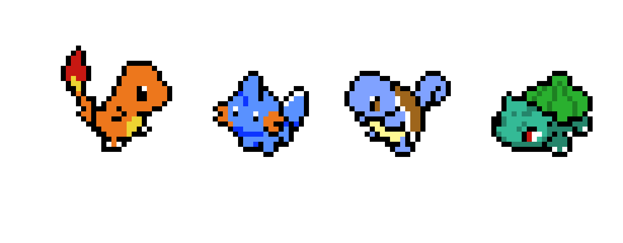[9664c4] Pokemon Pixel Art