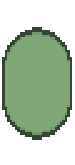 [9664c4] Pixel Art oval 11