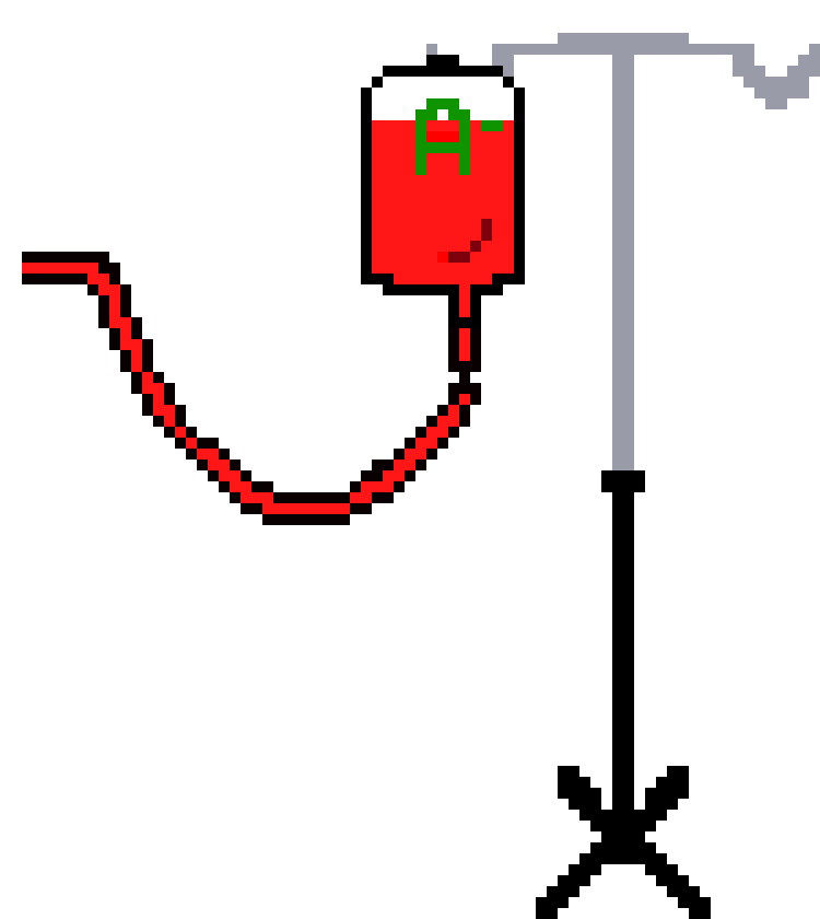 [9664c4] blood bad on stand