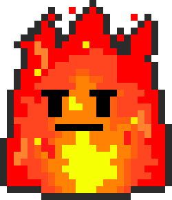 [beaef5] Flame Mini Boss 2 Outlined