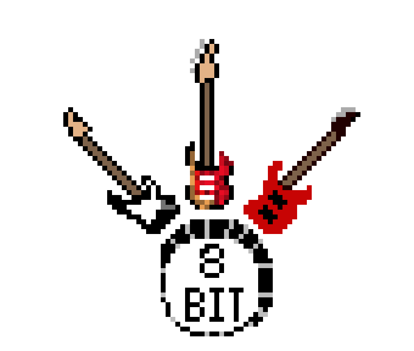 [9664c4] 8- bit band logo