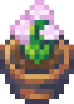 [bbafc9] GreenHousePotPurpleFlower