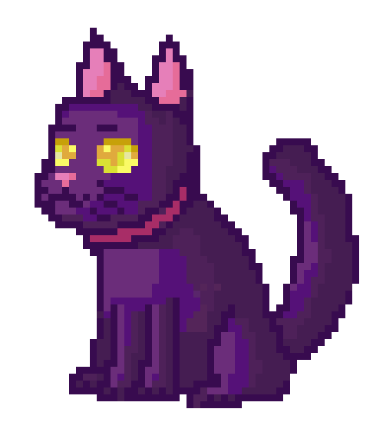purple cat