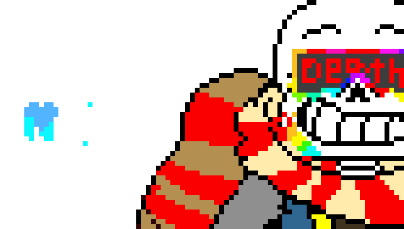 [411dda] Absorbs it and becomes one with ice sans - Fresh ink