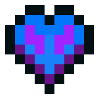 [1b2ab2] Minecraft Hardcore heart