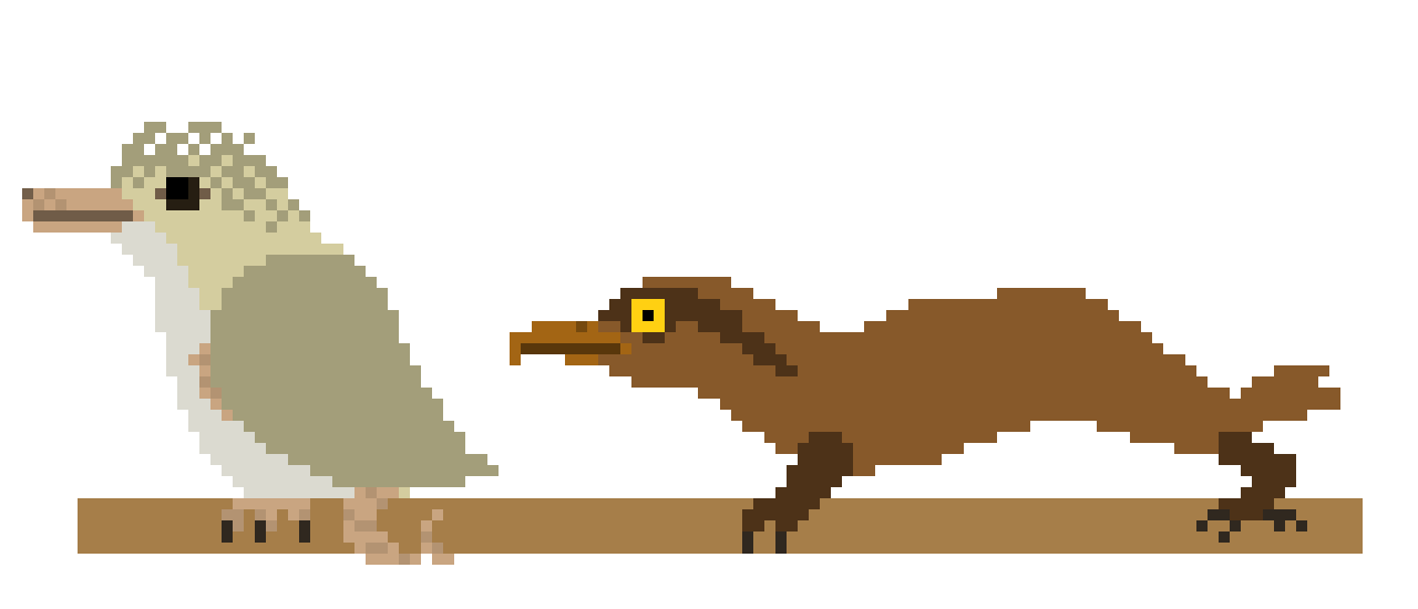 [17b43d] Avian mammal and musteloid bird