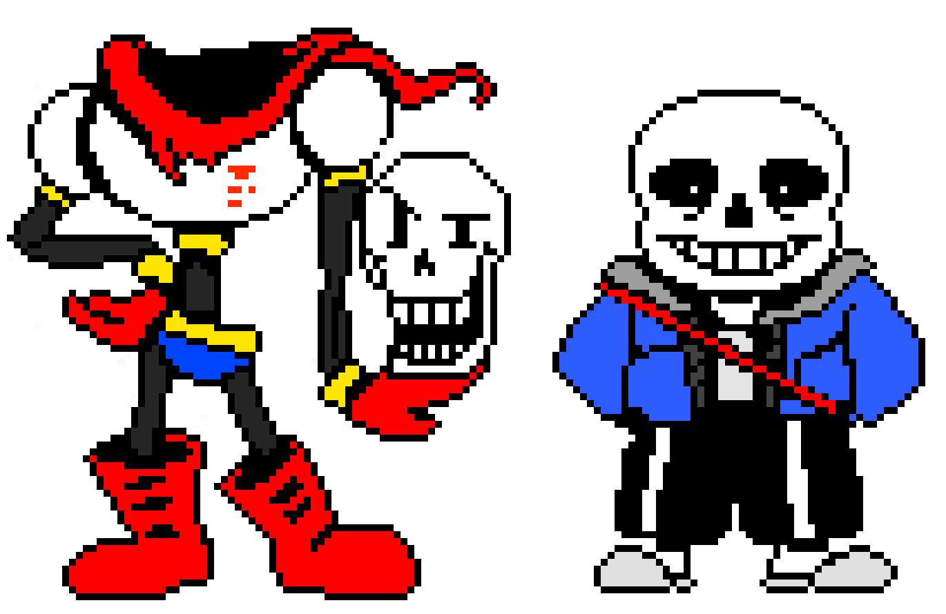[b4c16a] sans and papyrus damaged :(