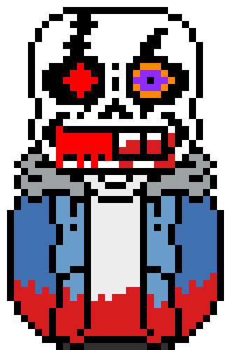 [d6b045] Stress! Sans: *50% of his face is controls as he keeping saying: "Your not the one in charge" towards madness*