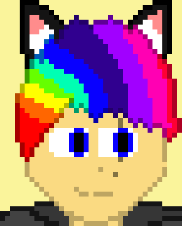[401102] *even more giberish noises at kawii cat*-rainbowfox2011(toddler)
