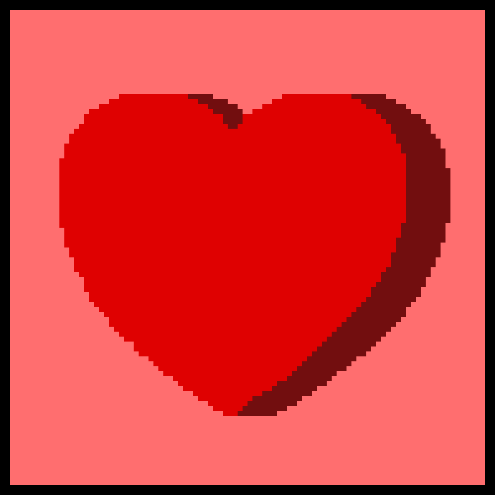 [6200ba] Red Heart (Boarder)