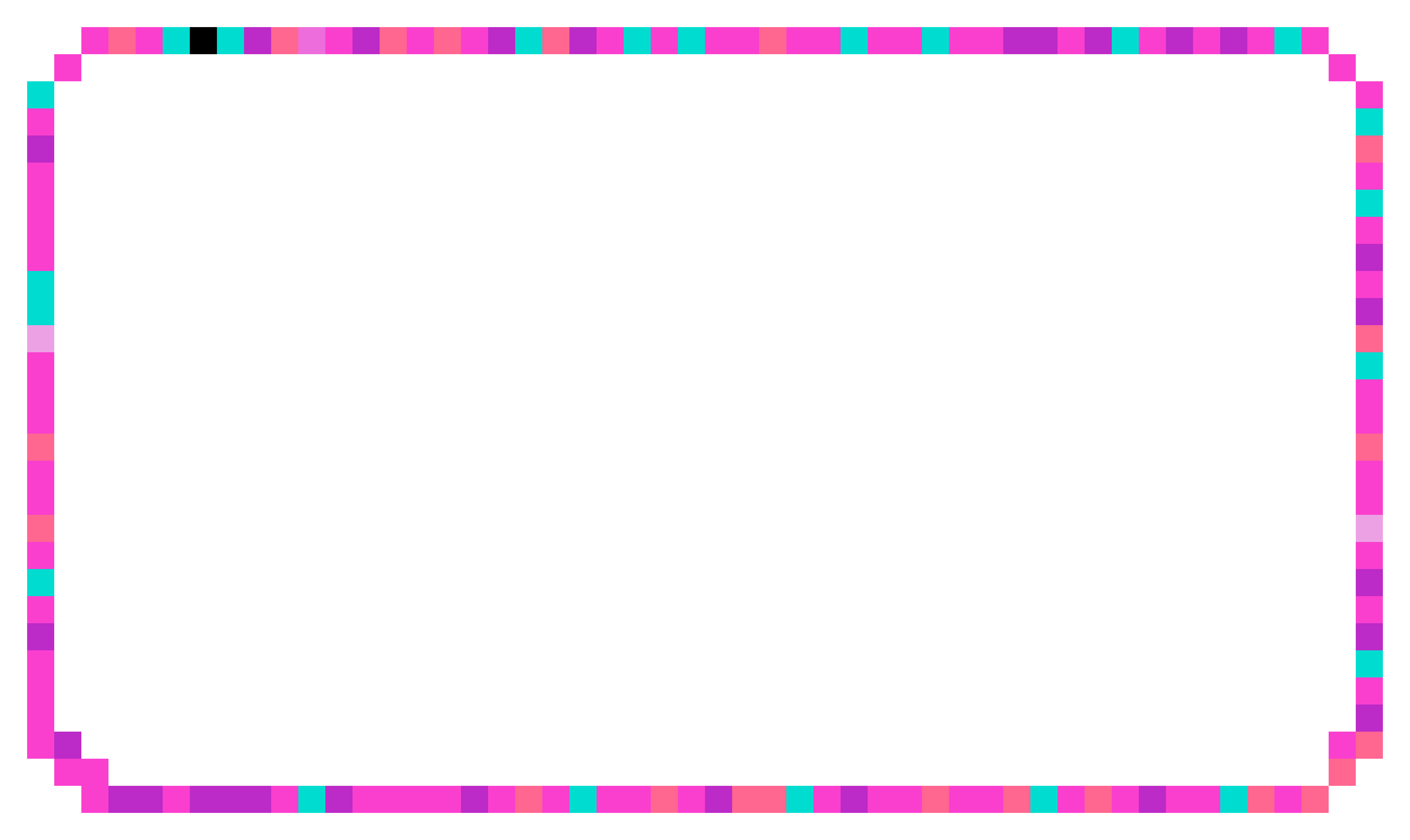 [f31f76] 16x9 pixelated border