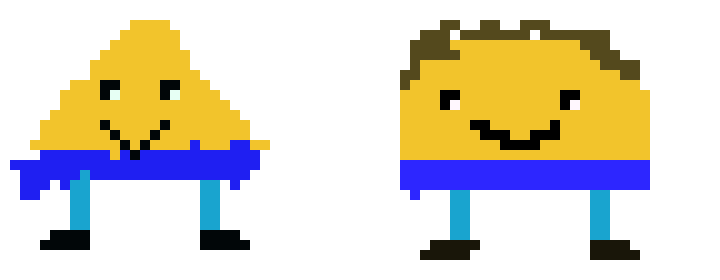 [82f347] nacho man and beef taco