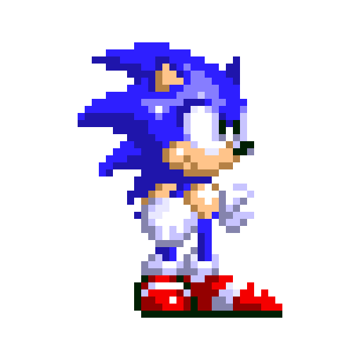 Sonic 3 & Knuckles sprite pixel 1994
