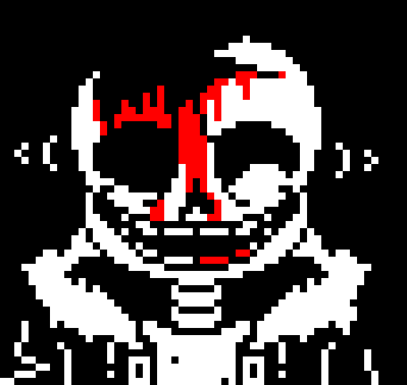 [7ce906] INDEE- *(He'd zone back in.) -HorrorTale Sans
