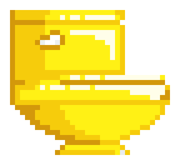 [c2a162] Golden Toilet