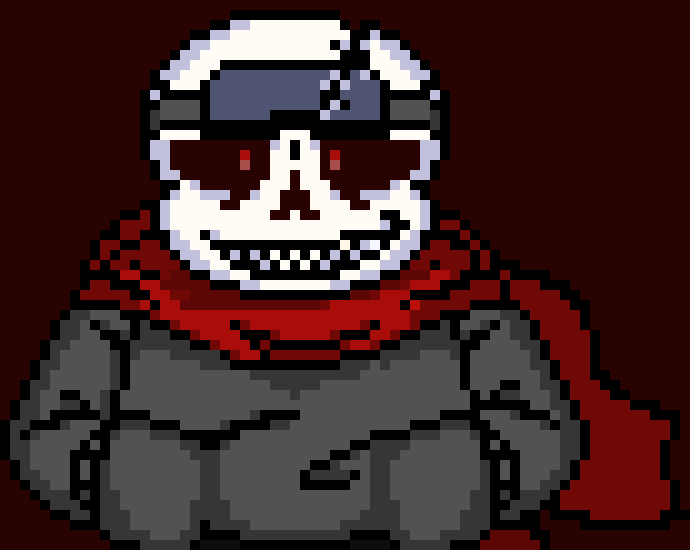 "Eh, fuck it." -He walks back- [Fell!Skeld]