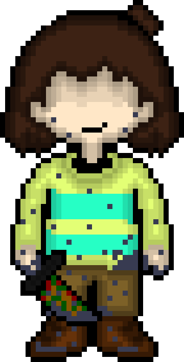 [92d336] UNDERVENGE Frisk Classic OW Sprite (Remake)