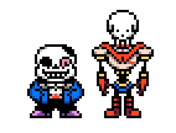 [70ef99] Horror Sans And Papyrus HD