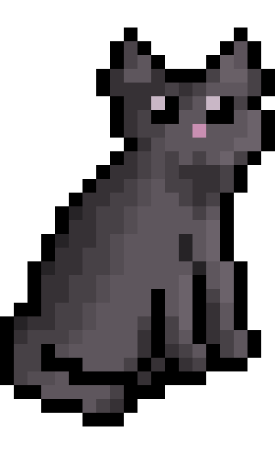 [d8314e] black cat