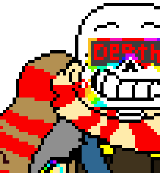 [45e36d] Seriously everybody’s been ignored before - FELL Fresh!Ink sans
