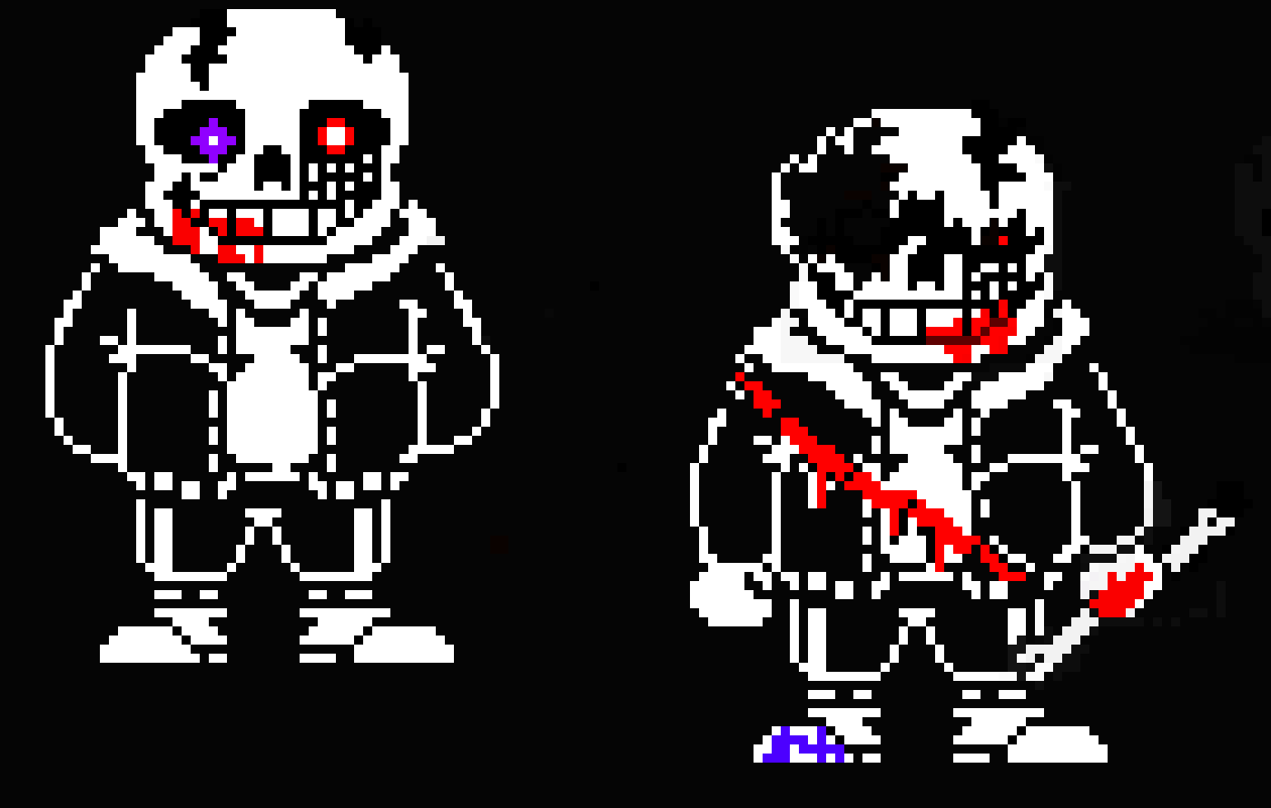 [891c34]  last breath Sans phase 2 Sprite (my take)