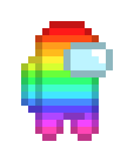 [41c142] Among Us Rainbow Crewmate
