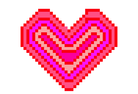 [9f6daf] Pixil Heart