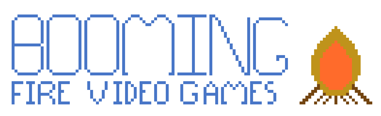 [9664c4] Booming fire video games logo